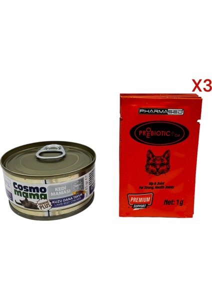 Kedi Gurme Etli 85 Gr+ Probiyotik