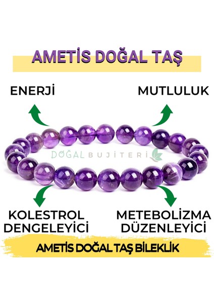 Ametist Doğal Taş Bileklik fiyatları