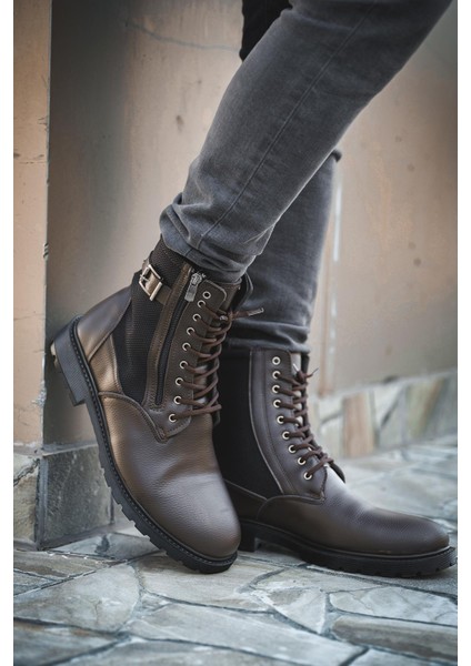 Zetta Polarlı Fermuar Detaylı Erkek Postal Bot