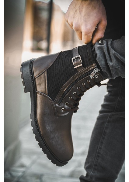 Zetta Polarlı Fermuar Detaylı Erkek Postal Bot fiyatları