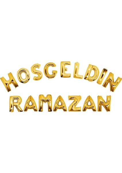 Hoşgeldin Ramazan Folyo Balon Set Ramazan Süsleri