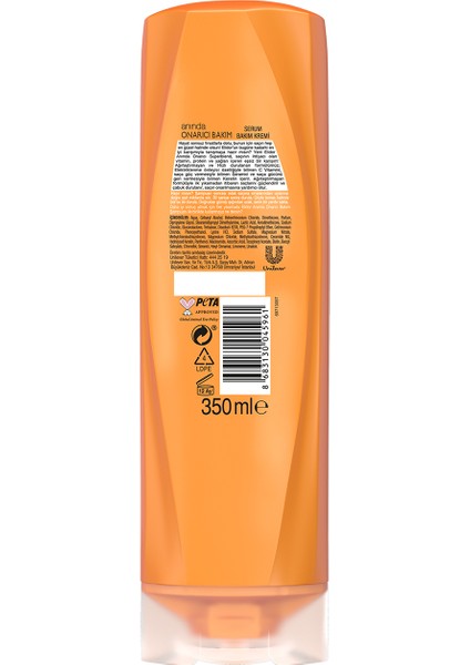 Superblend Serum Saç Bakım Kremi Anında Onarıcı Bakım C Vitamini Keratin & Seramid 350 ml