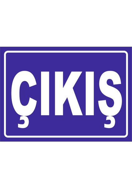 Çıkış Levhası Ytr 006