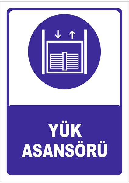 Yük Asansörü Levhası Vim 012