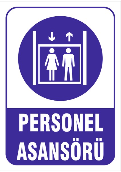 Personel Asansörü Levhası Vim 013