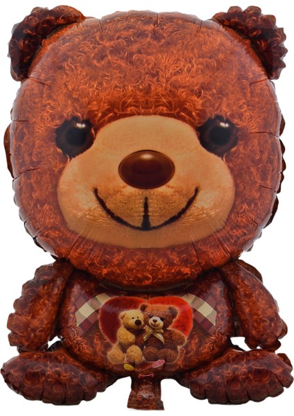 Teddy Bear Büyük Boy 40 x 60 cm Folyo Balon (Helyum) No:15