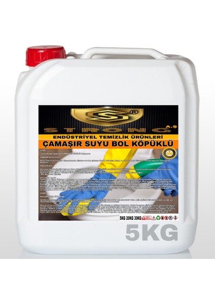 Çamaşır Suyu Bol Köpüklü 5kg