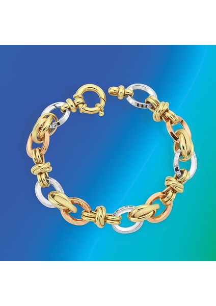 14K Altın Cetaş Eterna Hallow Bileklik