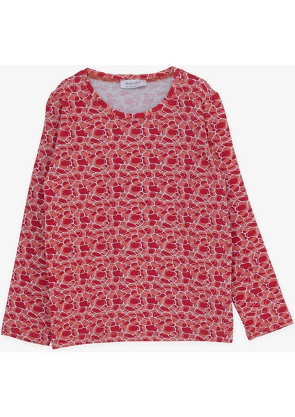 Macawı Kız Çocuk Pijama Takımı Karışık Desenli 3-7 Yaş, Pembe