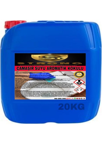 Aromatik Kokulu Çamaşır Suyu 20 kg