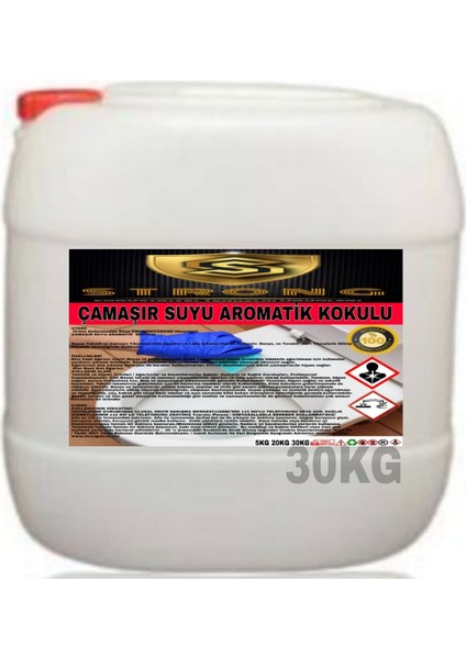 Aromatik Kokulu Çamaşır Suyu 30 kg