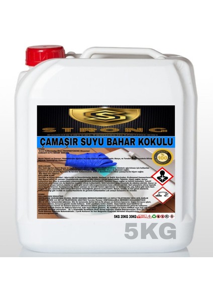 Bahar Kokulu Çamaşır Suyu 5kg