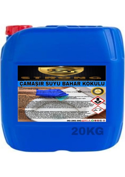 Bahar Kokulu Çamaşır Suyu 20 kg