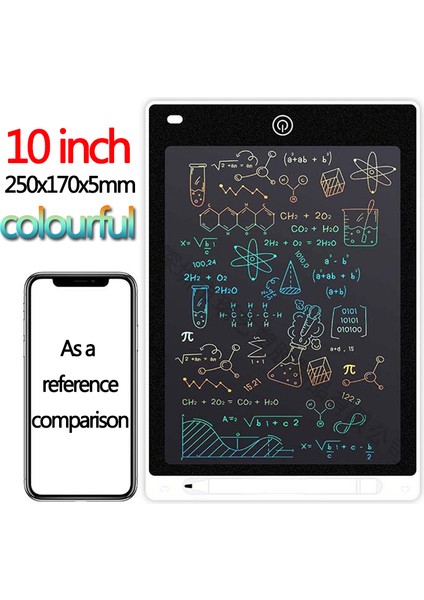 12" Büyük Boy Dijital Kalemli Renkli Yazı Çizim Yazı Tahtası Grafik Tablet