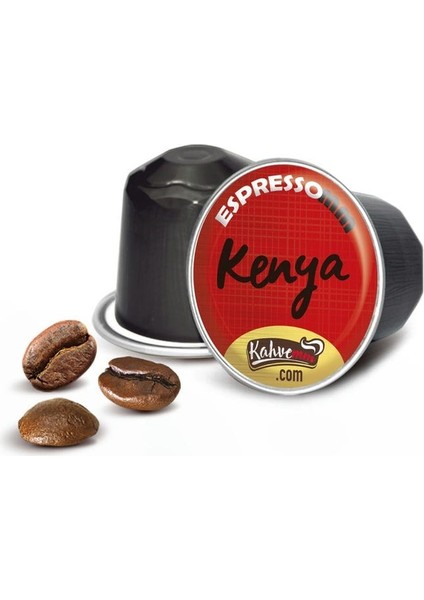 Espressomm® Single Origin Kenya Alüminyum Kapsül Kahve Nespresso® Uyumlu Espresso 10 Adet