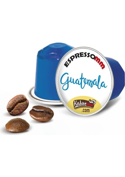 Espressomm® Single Origin Guatemala Alüminyum Kapsül Kahve Nespresso® Uyumlu Espresso 10 Adet