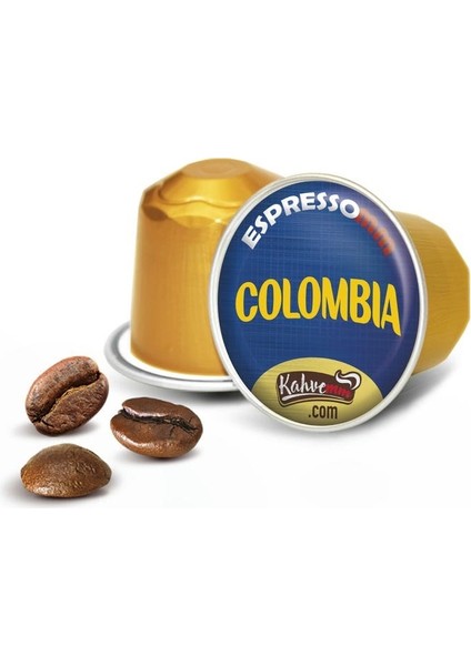 Espressomm® Single Origin Colombia Alüminyum Kapsül Kahve Nespresso® Uyumlu 50 Adet