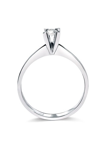0.12CT Tektaş Pırlanta YÜZÜK-14K