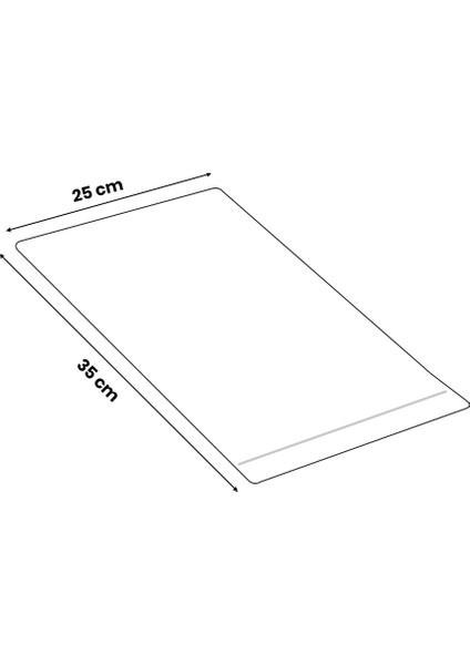 Baskısız Şeffaf Kilitli Poşet 25X35+2 500ADET