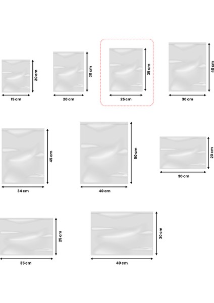 Baskısız Şeffaf Killitli POŞET25X35+2 1000ADET
