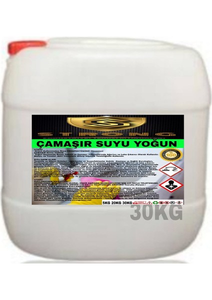 Yoğun Çamaşır Suyu Kıvamlı 30 kg