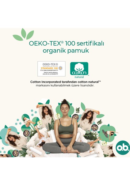 O.b Organic Normal Tampon 16'lı Paket