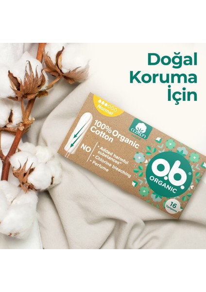 O.b Organic Normal Tampon 16'lı Paket