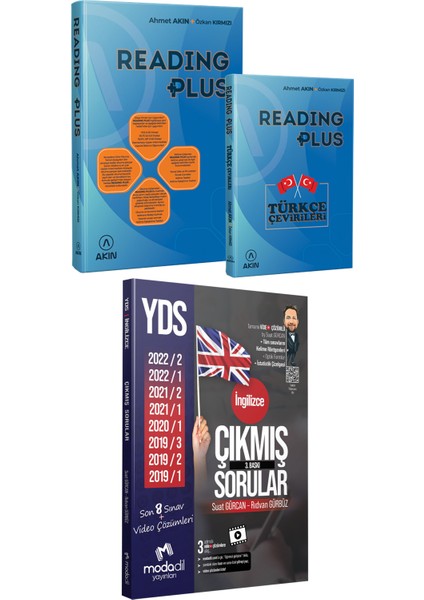 Akın Dil 2023 Akın Dil Reading Plus+Modadil Yds Ingilizce Çıkmış Sorular