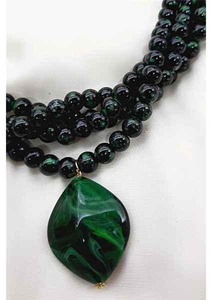 Çoklu Alaçatı Boncuk Akrilik Kolye fiyatları