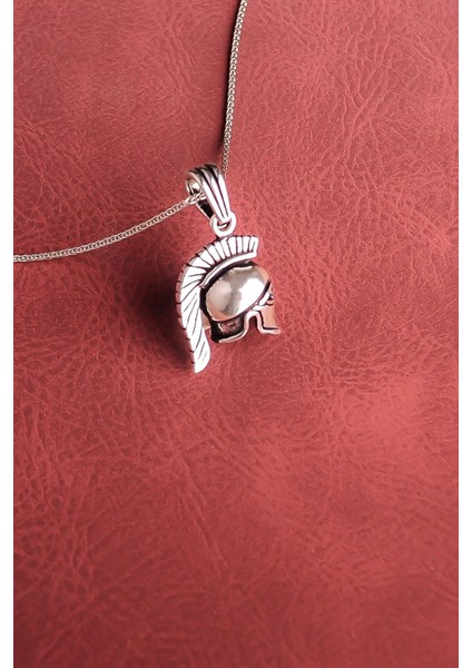 925 Ayar Gümüş Özel Tasarım Savaşçı Miğfer Model Erkek Kolye fiyatları