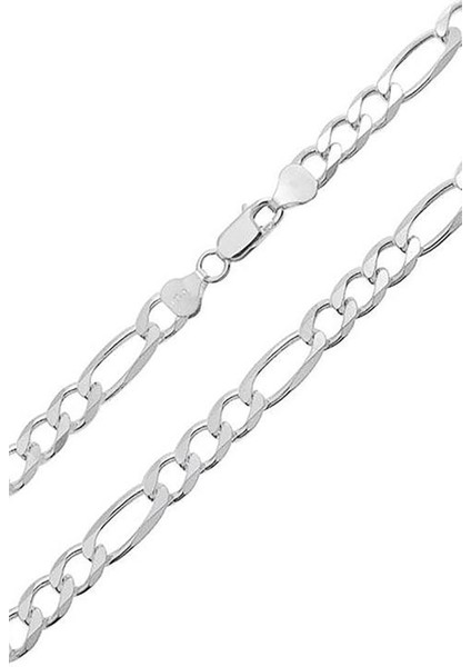 925 Ayar Gümüş Erkek Figaro Zincir Kolye 60 cm fiyatları