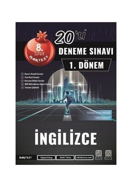 8. Sınıf LGS 1. Dönem Gri Mod İngilizce 20 Deneme- LGS 1. Dönem