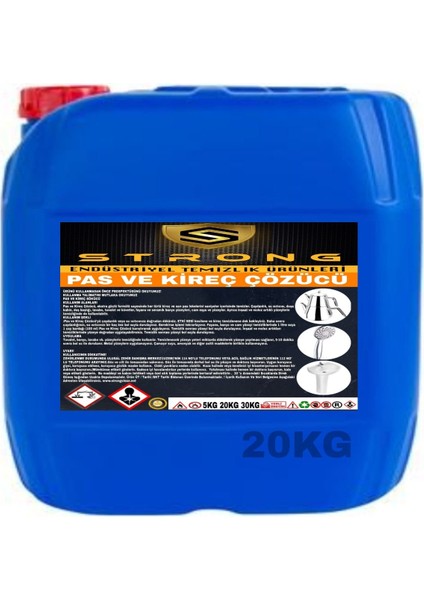 Pas ve Kireç Çözücü 20 kg