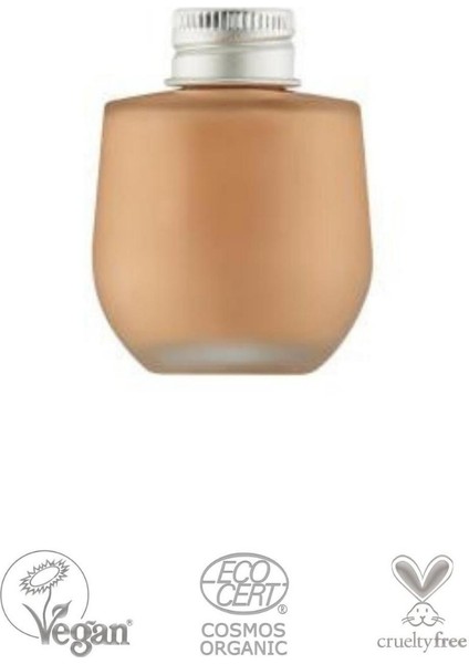 Fluid Foundation Excellent Skin Yeniden Dolum Organik Vegan Fondöten 40 Almond