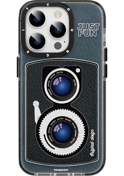 iPhone 14 Pro Uyumlu Kılıf Magsafe Şarj Özellikli Lens Figürlü Youngkit Art Film Serisi Kapak fırsatları