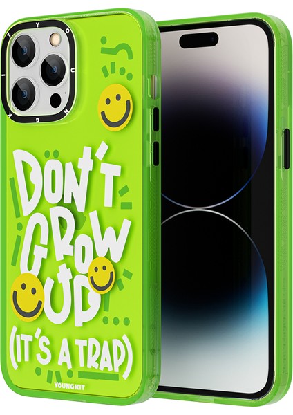 iPhone 14 Pro Uyumlu Kılıf Mutlu Mod Figürlü Youngkit Happy Mood Serisi Kapak