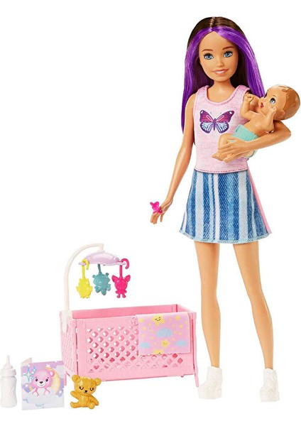Bebek Bakıcısı Bebeği ve Aksesuarları FHY97 - HJY33