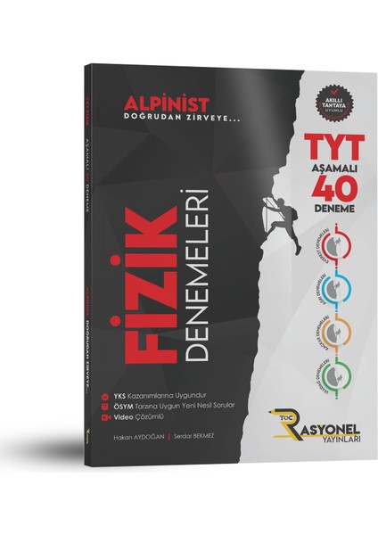 Rasyonel Yayınları TYT Fizik 40'lı Deneme Seti (Alpinist Serisi)