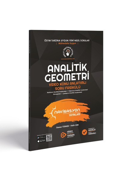 2024 Analitik Geometri Video Konu Anlatımlı Soru Bankası