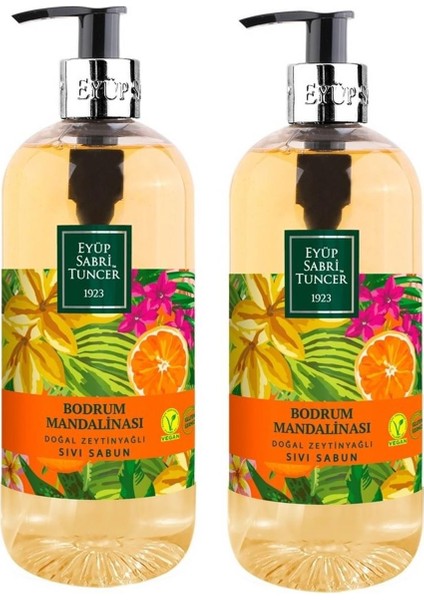 Est Bodrum Mandalinası Doğal Zeytinyağlı Sıvı Sabun 500ML x 2