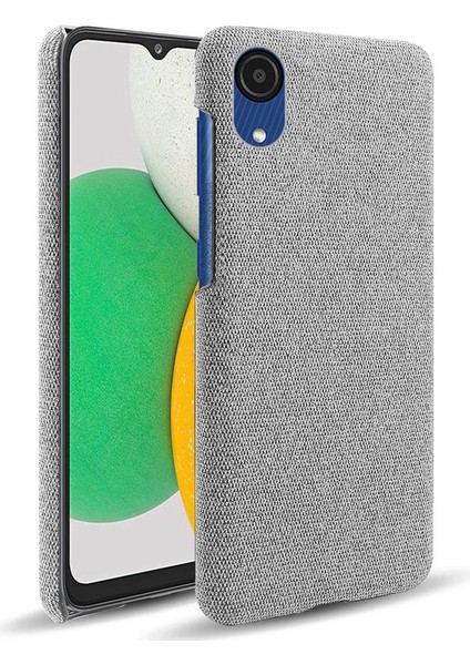 Samsung Galaxy A23E Çizgiye Karşı Çizelge Anti Cep Telefon Kılıfı Kabuk Düz Renk Sert Pc+Bez Telefon Kapağı (Yurt Dışından)