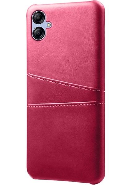 Samsung Galaxy A04 4g (164.4 x 76.3 x 9.1 Mm) Için Çift Kart Yuvalı Telefon Kasası, Sonbahar Önleme Pu Deri Kaplı Sert Pc Kapağı (Yurt Dışından) fiyatları
