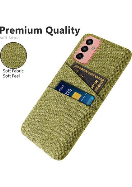 Samsung Galaxy M13 Için 4g Kumaş Doku Telefon Kılıfı Düşme Önleme Çift Kart Yuvaları Pc Koruyucu Arka Kapak (Yurt Dışından) fiyatları