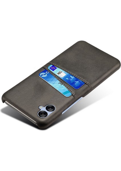 Samsung Galaxy A04 4g (164.4 x 76.3 x 9.1 Mm) Için Çift Kart Yuvalı Telefon Kasası, Sonbahar Önleme Pu Deri Kaplı Sert Pc Kapağı (Yurt Dışından) modelleri