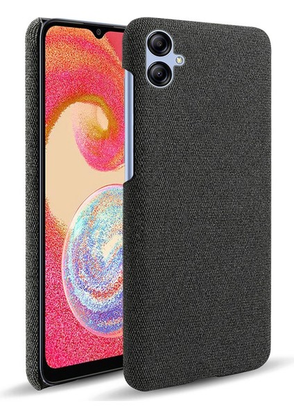 Samsung Galaxy A04 4g (164.4 x 76.3 x 9.1 Mm) Cep Telefonu Kasası Koruyucusu Kabuk Düz Renkli Sert Pc+Bez Telefon Kapağı (Yurt Dışından)