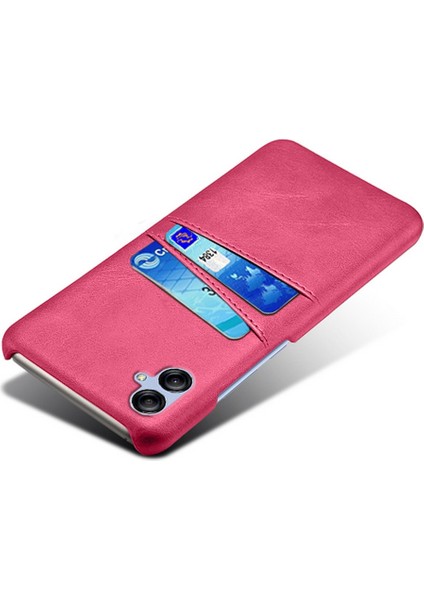 Samsung Galaxy A04 4g (164.4 x 76.3 x 9.1 Mm) Için Çift Kart Yuvalı Telefon Kasası, Sonbahar Önleme Pu Deri Kaplı Sert Pc Kapağı (Yurt Dışından) modelleri