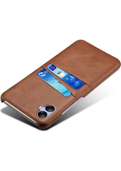 Samsung Galaxy A04 4g (164.4 x 76.3 x 9.1 Mm) Için Çift Kart Yuvalı Telefon Kasası, Sonbahar Önleme Pu Deri Kaplı Sert Pc Kapağı (Yurt Dışından) modelleri
