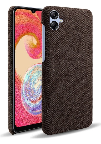 Samsung Galaxy A04 4g (164.4 x 76.3 x 9.1 Mm) Cep Telefonu Kasası Koruyucusu Kabuk Düz Renkli Sert Pc+Bez Telefon Kapağı (Yurt Dışından)