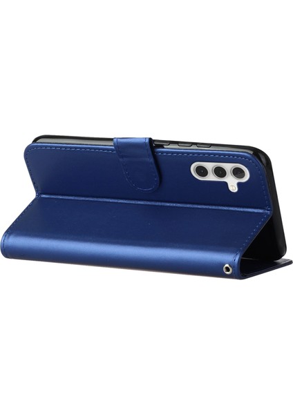 Samsung Galaxy A14 5g Için Kart Yuvalı Cep Telefonu Örtüsü, Koyu Renk Şok Geçirmez Pu Deri Telefon Kılıf Stand Straps (Yurt Dışından) indirimleri