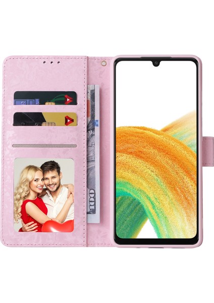Samsung Galaxy A53 5g Lake Pu Deri Kılıf Stand Cüzdan Tam Koruma Rfıd Engelleme Telefon Kapağı (Yurt Dışından) fiyatları